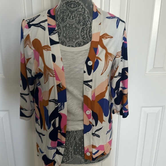 Ava Sky Koi Cardigan - Picture 1 of 4